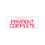 [ Thumbnail: Basic "Payment Complete" Rubber Stamp ]