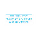[ Thumbnail: Basic "Payment Received and Processed" Self-Inking Stamp ]