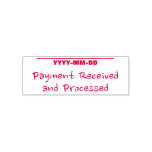 [ Thumbnail: Basic "Payment Received and Processed" Self-Inking Stamp ]