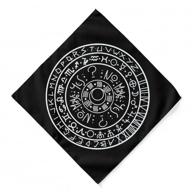 Basic Pendulum Answers Altar Cloth Bandana (Front)