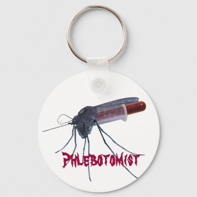 Basic Phlebotomist Keychain (Front)