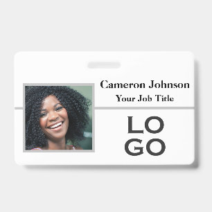 Basic Photo Identification and Custom Logo Badge