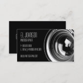 Basic Photography Business Card (Noir) (Front/Back)