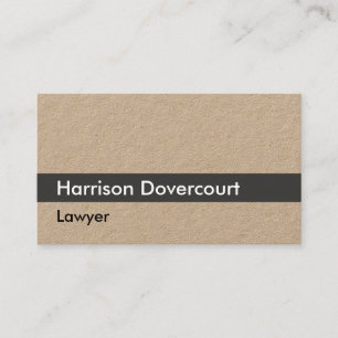 Basic, Plain & Humble Business Card