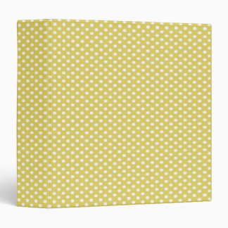 Basic Polka Dots Gold Binder
