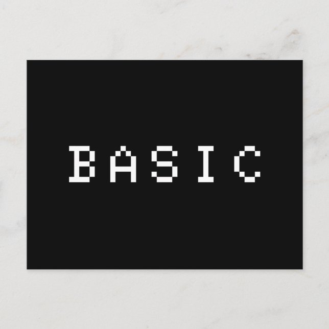 BASIC POSTCARD (Front)