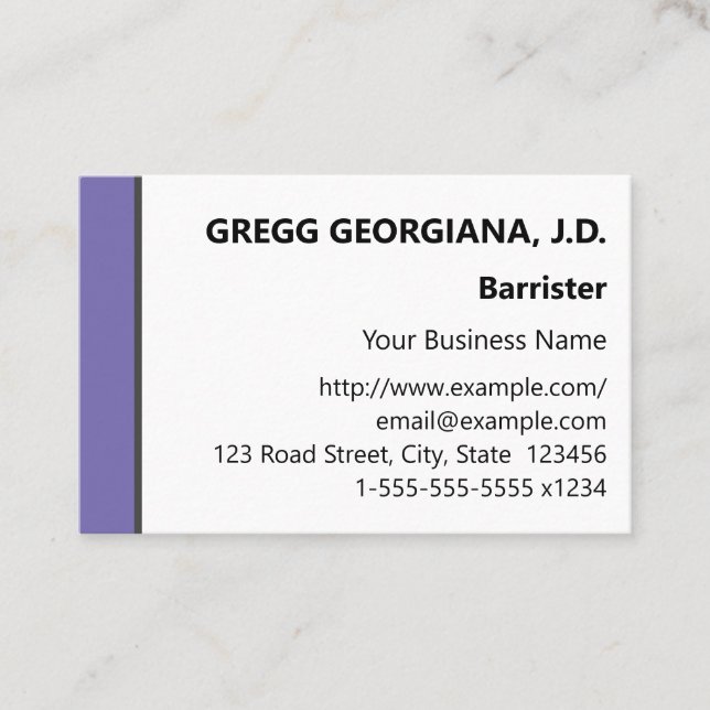 Basic Professional Business Card (Front)