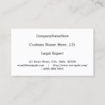 [ Thumbnail: Basic Professional Business Card ]