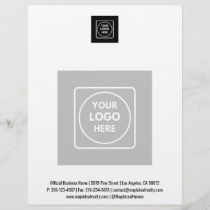 Basic Professional Business Watermark letterhead