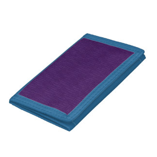 Basic Purple Tri-fold Wallet