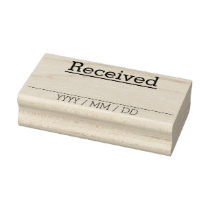 Basic "Received" Rubber Stamp
