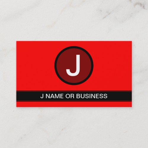 basic red bubble business cards