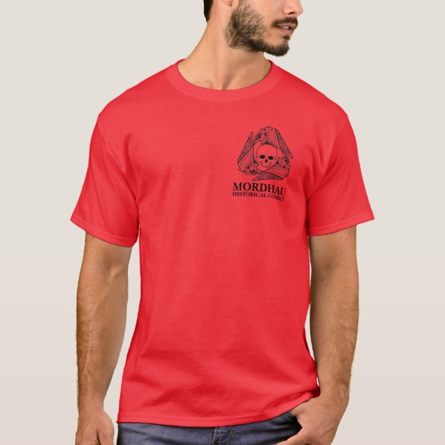 Basic Red Mordhau Historical Combat Shirt (Front)