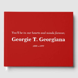 Basic & Respectable Condolences Guestbook