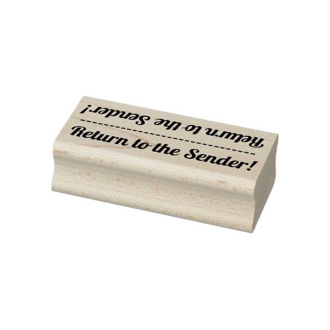 Basic "Return to the Sender!" Rubber Stamp (Stamp)