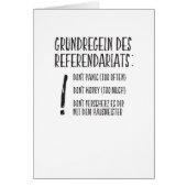 Basic rules of the referendum cards (Front)
