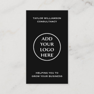 Basic Simple Corporate Business Logo Social Media Business Card