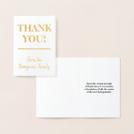 [ Thumbnail: Basic, Simple "Thank You!" Card ]