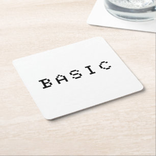 BASIC SQUARE PAPER COASTER