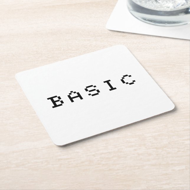 BASIC SQUARE PAPER COASTER (Angled)