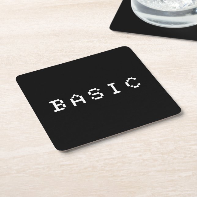 BASIC SQUARE PAPER COASTER (Angled)