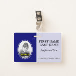 [ Thumbnail: Basic Staff/Employee Portrait Badge ]