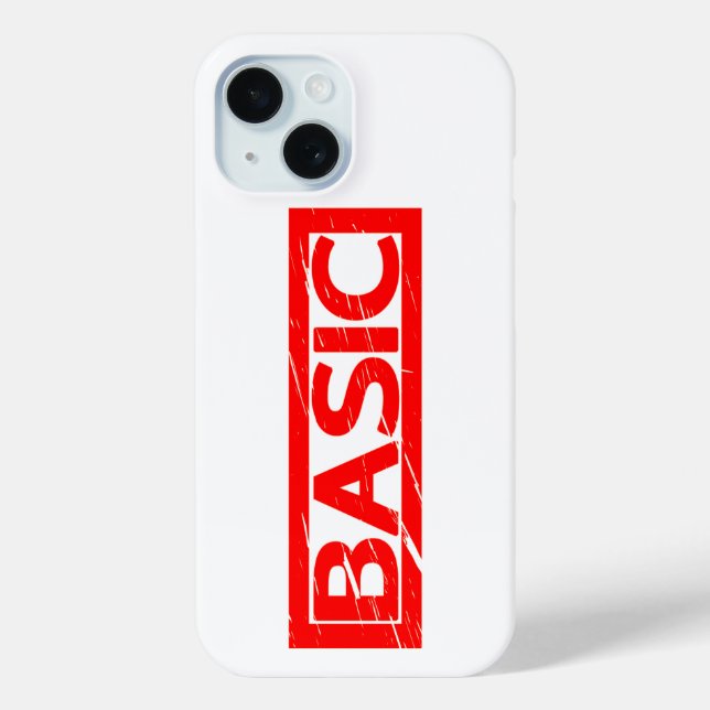 Basic Stamp Case-Mate iPhone Case (Back)