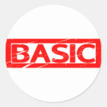 Basic Stamp Classic Round Sticker