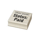 [ Thumbnail: Basic "Status: Paid" Rubber Stamp ]