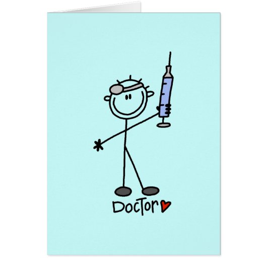 Basic Stick Figure Doctor Cards (Front)