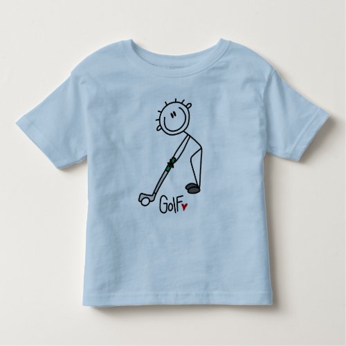 Basic Stick Figure Golf T_shirts and Gifts