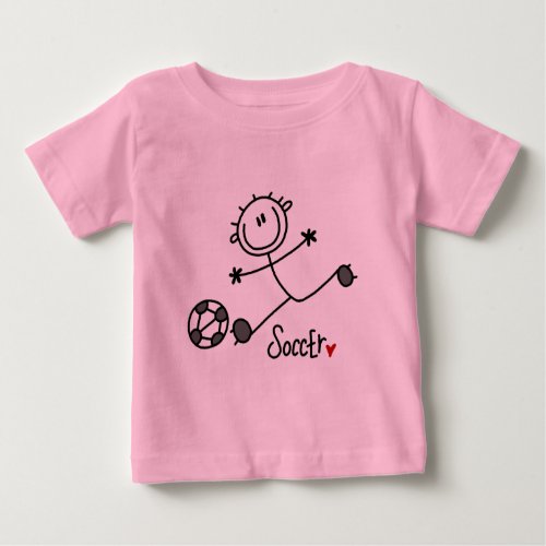 Basic Stick Figure Soccer T_shirts and Gifts