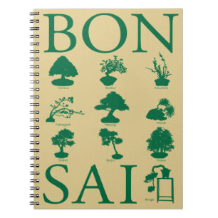 Basic Styles of Bonsai Tree Notebook