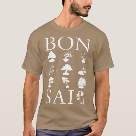 Basic Styles Of Bonsai Tree T-shirt