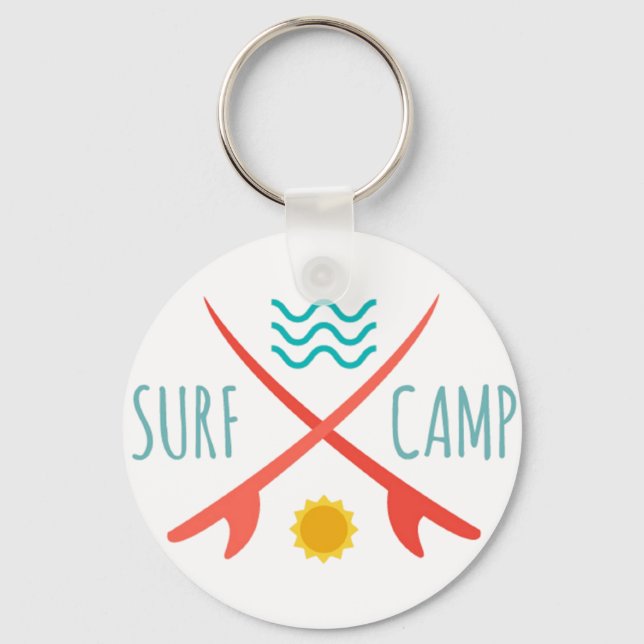 Basic Surf Key Door Keychain (Front)