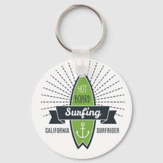 Basic Surf Key Door Keychain