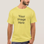Basic T-Shirt<br><div class="desc">Design your own t-shirt on Zazzle! Our design tool allows you to upload & add your own artwork, design, or pictures to make a one of a kind t-shirt. Add text using great fonts and preview your design! This easy to customize t-shirt has no minimum order and is made when...</div>