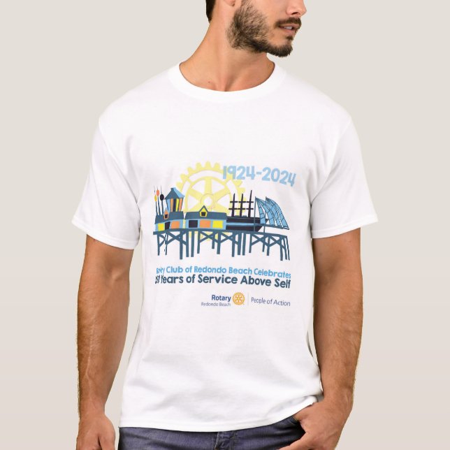 Basic T-shirt with Centennial Celebration Graphic (Front)