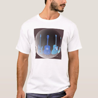 Basic T-Shirt with guitars artwork 1A