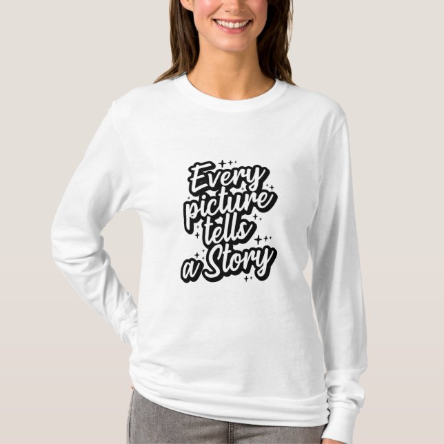 Basic T-shirt with long sleeves (Front)