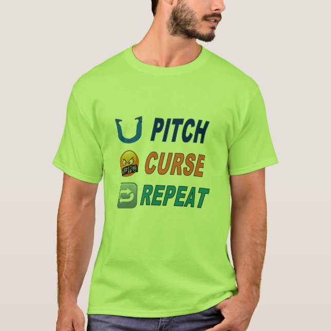 Basic Tee HorseShoe Pitching (Front)