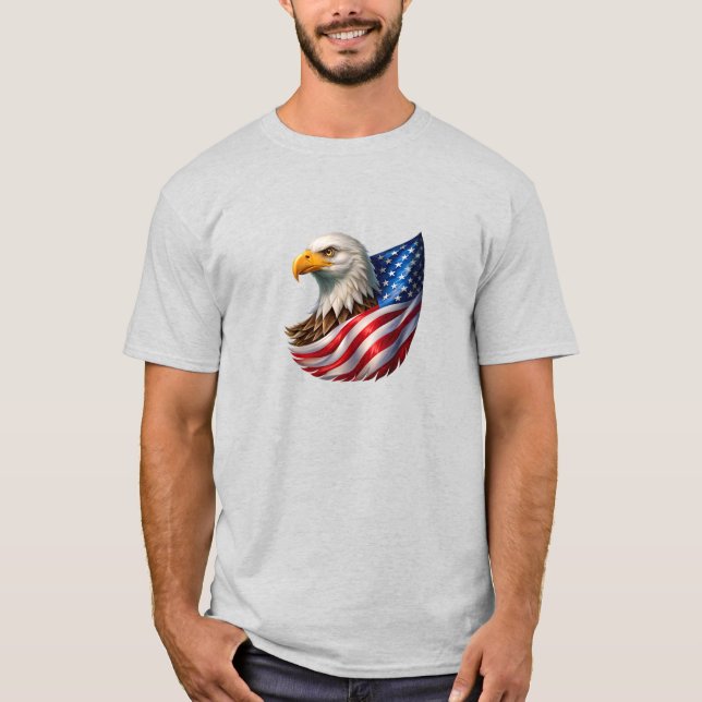 Basic Tee Shirt ....Independence Day (Front)