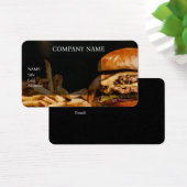 BASIC TEMPLATE BUSINESS CARD HAMBURGERS (Desk)