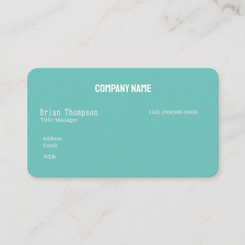 BASIC TEMPLATE BUSINESS CARD ONLINE STORE