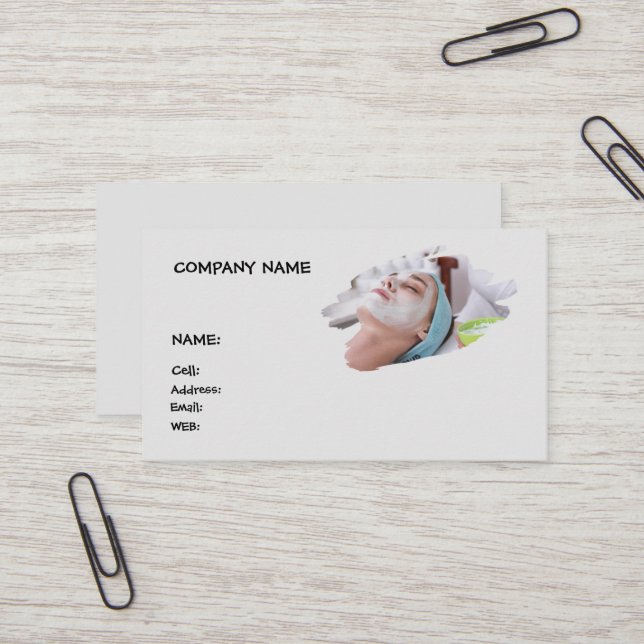 BASIC TEMPLATE BUSINESS CARD spa (Front/Back In Situ)