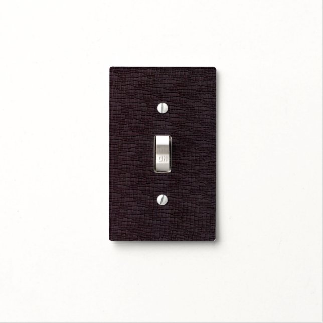 Basic "Textured" Color Light Switch Cover (In Situ)