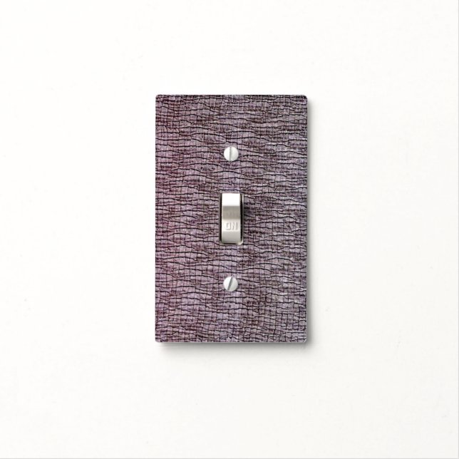Basic "Textured" Color Light Switch Cover (In Situ)