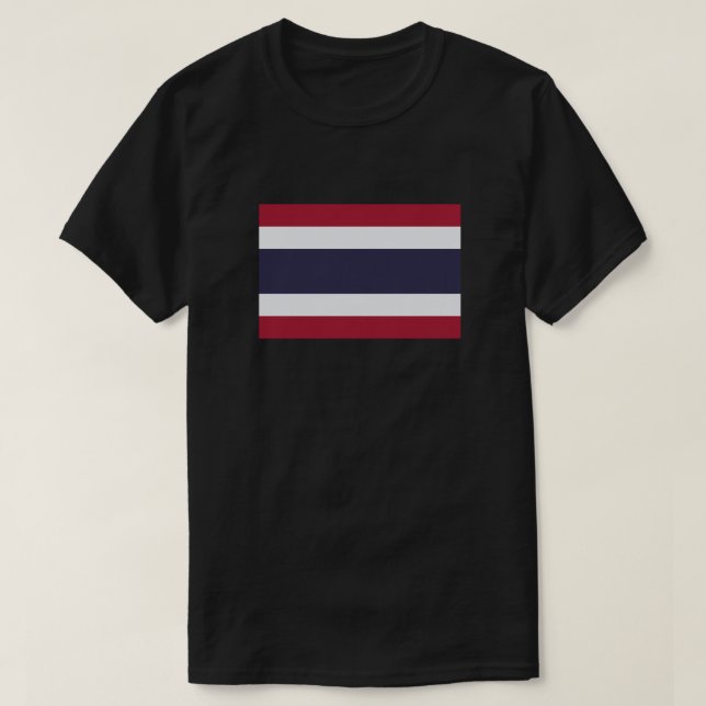 Basic Thai Flag T-Shirt (Design Front)