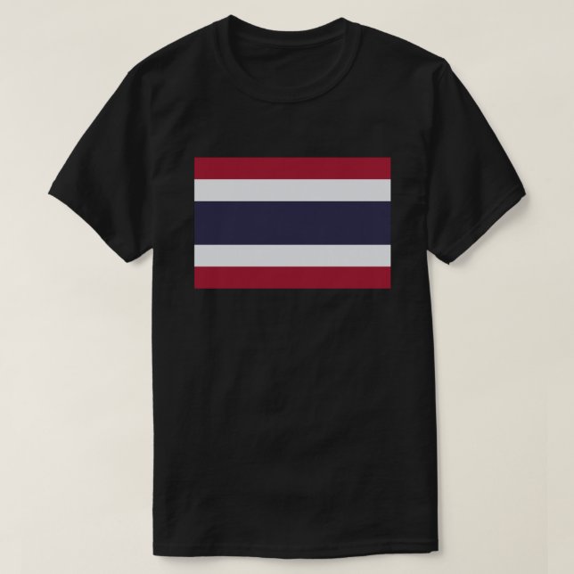 Basic Thai Flag T-Shirt (Design Front)