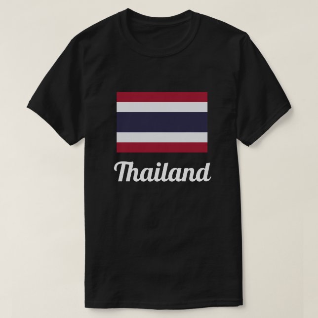 Basic Thailand Flag T-Shirt (Design Front)